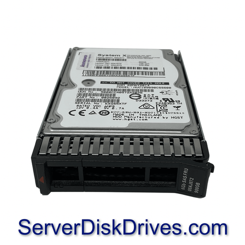 00AJ072 00AJ075 LENOVO 900GB 10K 6G 2.5in SAS Hard Drive Refurbished